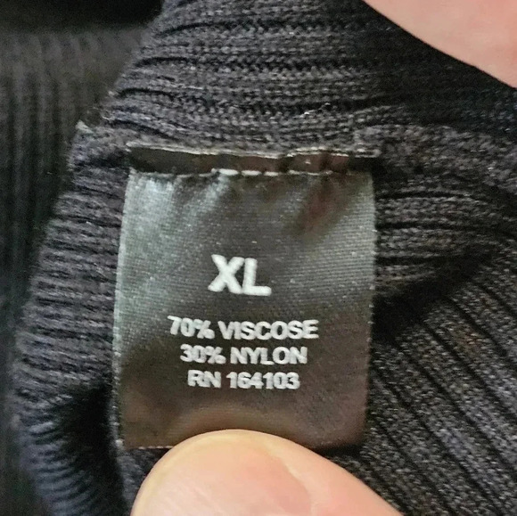 Say What? XL Y2K Ribbed Cutout Tank Midi Dress Goth Grunge Edgy - Picture 6 of 8